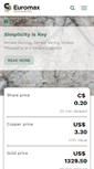 Mobile Screenshot of euromaxresources.com